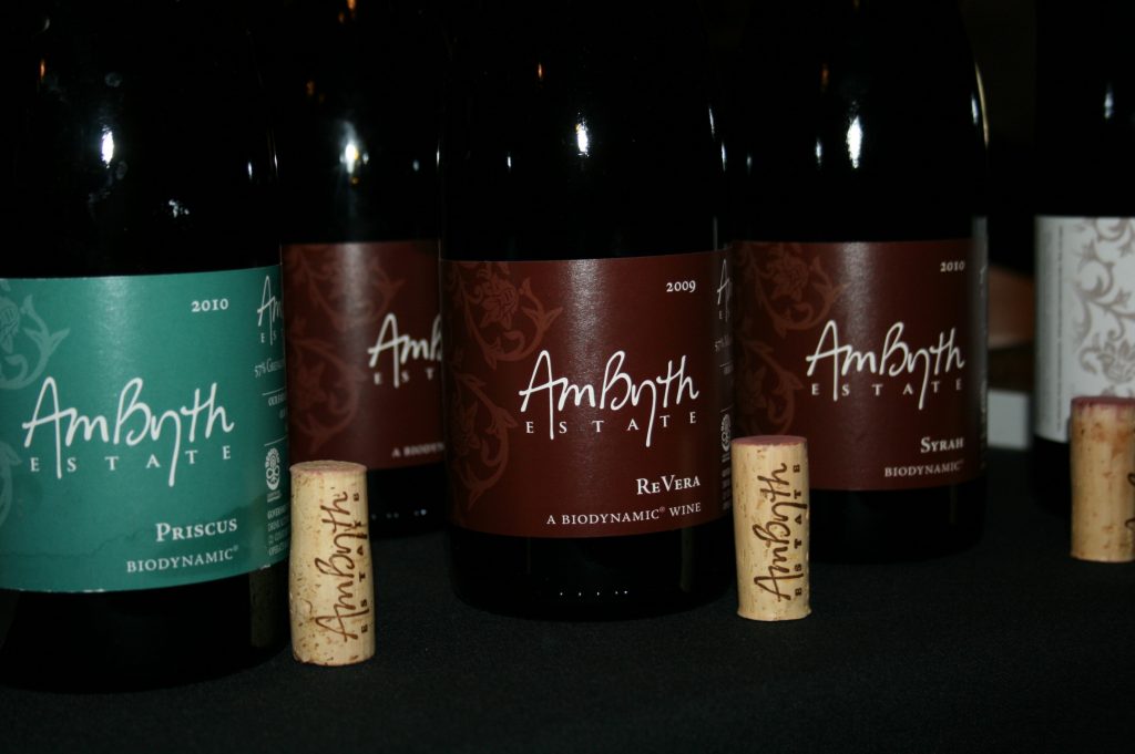 Ambyth Estate biodynamically produced wines