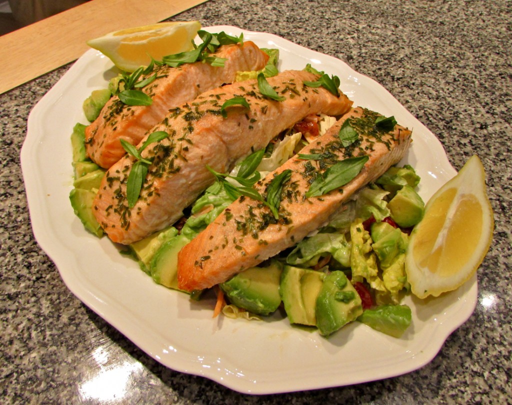 salmon salad - Paso Robles