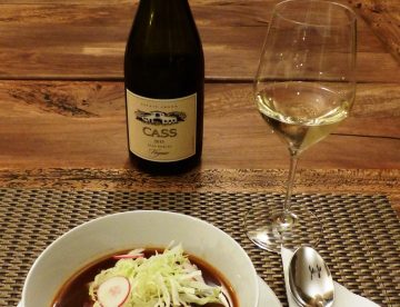 Pozole with Cass Viognier