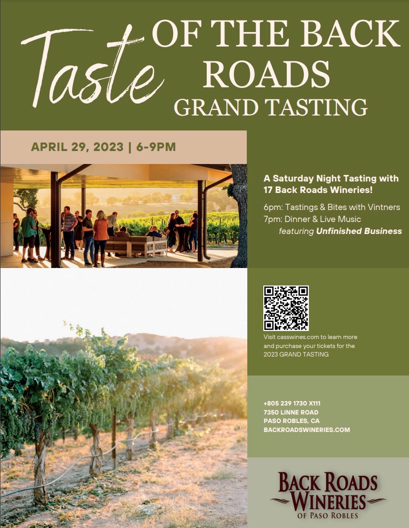 Wine Tasting in Paso Robles Back Roads Wineries