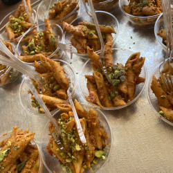 Pasta food pairing at wine tasting in Paso Robles California